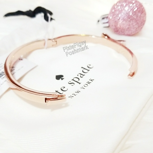 Kate Spade Ready Set Bow Bangle Crystal Bracelet - Picture 5 of 6